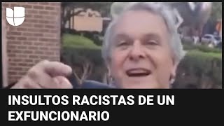 Graban a exfuncionario del gobierno lanzando insultos racistas al vendedor de un foodtruck