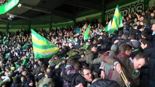 Celtic Fans - Green Brigade 10 In a Row vs Aberdeen