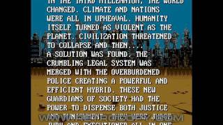 Judge Dredd (Sega Genesis / Mega Drive) Intro