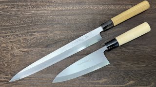 [Left Handed] Yoshihiro White No.2 Supreme Jousaku Yanagiba \u0026 Deba Knives