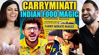 INDIAN FOOD MAGIC | CARRYMINATI | REACTION!!