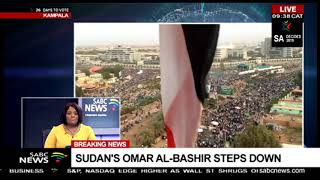 Update on reports of Sudanese protests