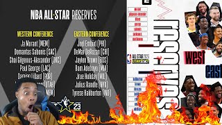 FlightReacts To 2023 NBA All-Star Eastern & Western Conference Reserves Revealed!