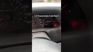 How To Start A Cold 7.3 Powerstroke!