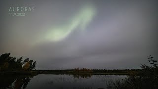 Auroras 11.9.2022 in Hetta, Enontekiö, Finland