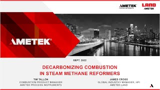 Webinar - Decarbonizing Combustion in Steam Methane Reformers