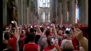 1. FC Köln: Die FC-Hymne bei der Andacht im Kölner Dom
