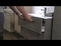 how to remove install kame bathroom furniture drawer