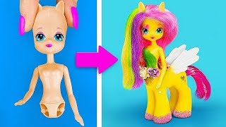 My Little Pony Hacks vs LOL Surprise Hacks Challenge! 14 Doll Hacks And Crafts