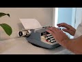 1964 Smith Corona Classic 12 Tutorial. How to use a typewriter.