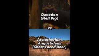 Daeodon Vs Short-Faced Bear