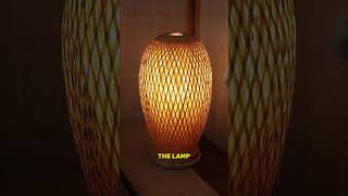 Woven bamboo lamp #tablelamp #lighting #nightlights