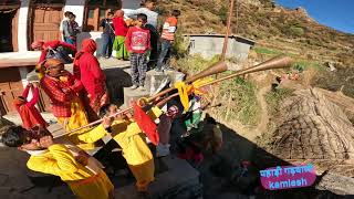 पांडव नृत्य 🙏जखोला गांव फुलारी एवं न्यौतारु स्वागत #पहाड़ी #culcher #uttarakhand #रीतिरिवाज