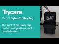 2-in-1 Nylon Trolley Bag Tutorial