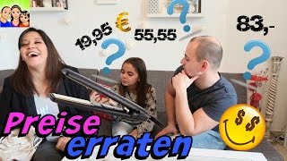 💇 JOANA und DOMINIK erraten Preise von BEAUTY PRODUKTEN 💄💋 - Dojo´s Spielzeugwelt