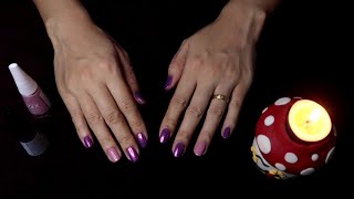 ASMR✨️Pintando as Unhas & Estalinhos de Vela para Acalmar sua Noite✨️