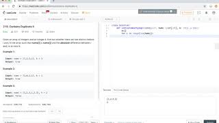 LeetCode - 219 Contains Duplicate II - Python