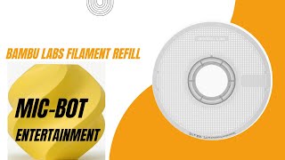 Mic-Bot Entertainment: Installing Bambu filament refill into the Bambu reusable spool