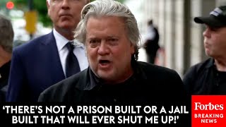 BREAKING NEWS: Steve Bannon Speaks Defiantly To Reporters After Being Ordered To