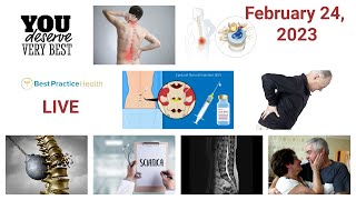 Today's topics: Meniscectomy for knee pain, Runner's knee treatments, Low back pain Arachnoiditis