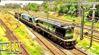 TRIPLE ALCos !! Three WDG 3A Locomotives | Golden Rock and Tondiarpet Engines | Indian Railways