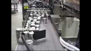 Massman Automation Side Load Case Packer for Cans of Paint