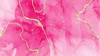 ✨ Pink Marble & Gold Glitter TV Wallpaper | 1 Hour Loop | Girly Aesthetic Screen Ambience (No Music)