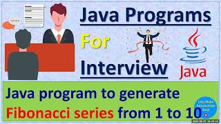 Java program to generate Fibonacci series from 1 to 10 | Pradeep Nailwal