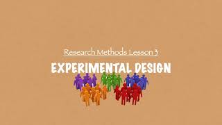 A-Level Psychology (AQA): Experimental Design