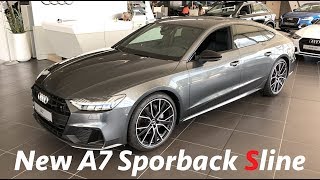 Audi A7 Sportback Sline 2018 in depth full review in 4K (interior & exterior)