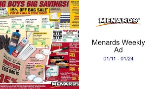 Menards Weekly Ad 01/11 - 01/24