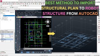 ROBOT STRUCTURAL ANALYSIS TUTORIAL (IMPORT BUILDING PLANS FROM AUTOCAD)