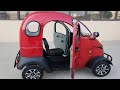 Enclosed cabin solar electric scooter mini car for adult | electric scooter cabin car