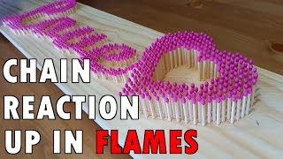 Match Chain Reaction - LOVE up in flames (Fire Domino)