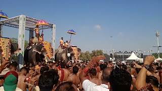 Thrissur pooram dubai version 2024#dubai #kerala