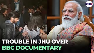 Stone Pelting, Clashes In JNU As Students Watch Banned BBC Documentary On PM Modi