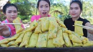 Yummy cooking egg crispy with vegetable recipe - Egg crispy with vegetable recipe