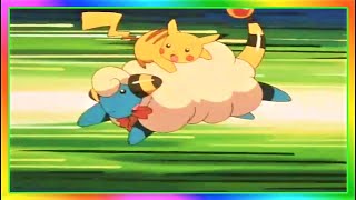 Pokemon Mareep vs Pikachu