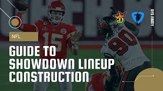 2021 NFL Showdown Breakdown - DFS Army Single Game Strategy Tutorial for Draftkings and Fanduel