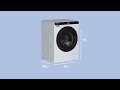 Washing machine | Candy - MiniAqua - Hub - Quick Wash Cycle, Anti-Crease option, ABT treatment | 40s