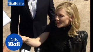 Cate Blanchett greets fans before Cannes screening of Carol - Daily Mail