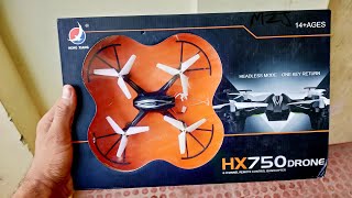 Drone HX750 Flying| Unbox \u0026 Test | Quadcopter |