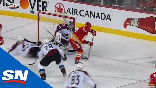 Flames Strike Vs. Avalanche As Sam Bennett’s No-Look Pass Finds Rasmus Andersson