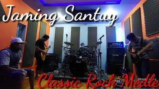 Jamming santuy hendra bass and friends||Classic Rock medley