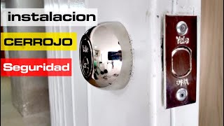 como INSTALAR CERRADURA | instalación de CERROJO