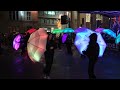 the umbrella project from cirque bijou and urban moves dance during 2022 dundee hooley in scotland