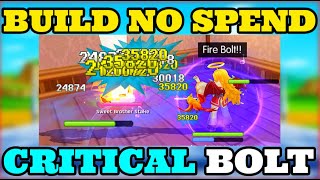 BUILD SORCERER CRiTiCAL FiRE BOLT (NO SPEND) EQUIP, AEISR, SKILL, UNTUK PEMULA - RAGNAROK M CLASSIC