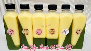 Tặng Bạn Công Thức Nấu SỮA BẮP THẠCH LÁ DỨA Kinh Doanh (SỮA NGÔ THẠCH LÁ NẾP)| Góc Bếp Nhỏ