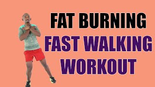 20 Minute Fat Burning Fast Walking Workout at Home 🔥 Burn 200 Calories 🔥