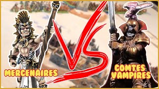 MERCENAIRES vs COMTES VAMPIRES Rapport de bataille Warhammer Battle V6 (FR) 2500 points